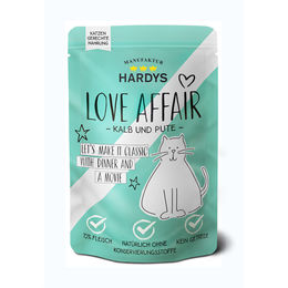 Hardys Love Affair Hundefutter Kalb und Pute getreidefrei 24x100g – Bild 1 von 2