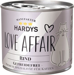 Produktbild von Hardys Love Affair Hundefutter Rind getreidefrei ohne Zucker 6x200g