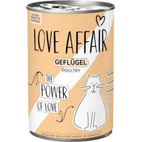 Produktbild von Hardys LOVE AFFAIR Katzen Nassfutter Geflügel Paté für erwachsene Katzen getreidefrei ohne Zucker 6 x 400 g