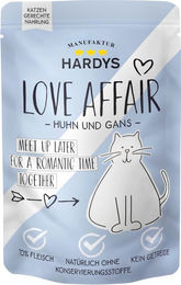 Produktbild von Hardys Love Affair Katzen Nassfutter Huhn & Gans Paté Getreidefrei Adult 12 x 100 g - 12 x 100 g