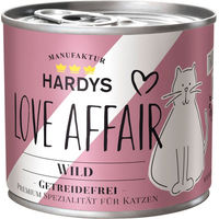 Produktbild von Hardys Love Affair Katzen Nassfutter Wild Pastete Getreidefrei Ohne Zucker Adult 6 x 200 g - 6 x 200 g