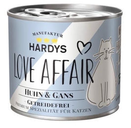 Hardys Love Affair Katzennassfutter Huhn und Gans Paté getreidefrei ohne Zucker für erwachsene Katzen 200 g - 6 x 200 g – Bild 1 von 3