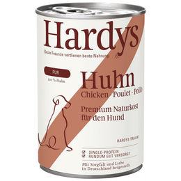 Hardys Manufaktur Hardys Traum Pur Huhn Stückchen in Sauce getreidefrei monoprotein 800g - 6 x 800 g – Bild 1 von 2