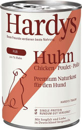 Produktbild von Hardys PUR Hundefutter Huhn getreidefrei hypoallergen monoprotein 12x400g