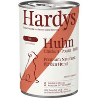Produktbild von Hardys PUR Hundefutter Huhn getreidefrei hypoallergen monoprotein 6x400g