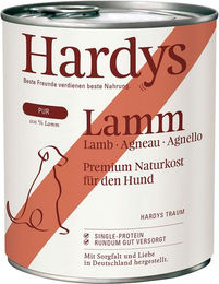 Produktbild von Hardys PUR Hundefutter Lamm getreidefrei und hypoallergen 6x800g