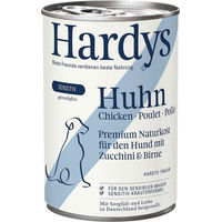 Produktbild von Hardys SENSITIV Hundefutter Huhn mit Zucchini und Birne getreidefrei 12x400g - 12 x 400 g