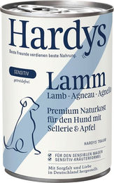 Produktbild von Hardys SENSITIV Hundefutter Lamm mit Sellerie und Apfel getreidefrei 6x400g