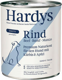 Produktbild von Hardys SENSITIV Hundefutter Rind mit Kürbis und Apfel getreidefrei 6x800g
