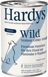 Produktbild von Hardys Sensitiv Hundefutter Wild Getreidefrei 6x400g