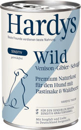 Produktbild von Hardys Sensitive Hundefutter Wild Getreidefrei 6 x 400 g - 6 x 400 g