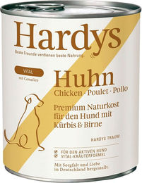 Produktbild von Hardys VITAL Hundefutter Huhn mit Kürbis und Birne mit hohem Fleischanteil 6x800g - 6 x 800 g