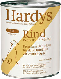 Produktbild von Hardys VITAL Hundefutter Rind mit Zucchini und Apfel 12x800g - 12 x 800 g