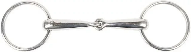 Produktbild von Harry's Horse 2-Ring-Gebiss aus Edelstahl in Silber für Pferde