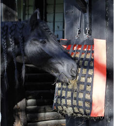 Harry's Horse Adagio Heunetz für Pferde aus Polyester in Orange – Bild 1 von 3
