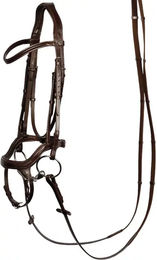 Harry's Horse Anatomic Reittrense für Pferde aus Leder in Braun Größe Vollblut/VB – Bild 1 von 4