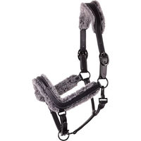 Produktbild von Harry's Horse Anatomisches Lederhalfter für Pferde in Schwarz