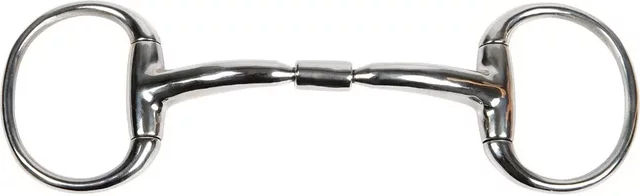 Harry's Horse Anatomisches Pferdegebiss Roll-R aus Edelstahl olivfarben doppelt gebrochen 14mm 12,5cm – Bild 1 von 2