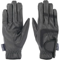 Produktbild von Harry's Horse Arctic Rider Reithandschuhe für Damen und Herren aus Kunstleder Schwarz 2XS