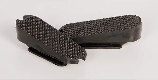 Harry's Horse Asymmetrische Steigbügelsohlen aus Gummi Schwarz Größe L – Bild 1 von 2