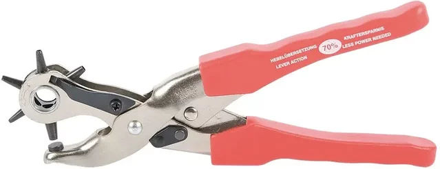 Produktbild von Harry's Horse Ausstecher mit Hebel Gaatjestang aus Kunststoff in Silber und Rot