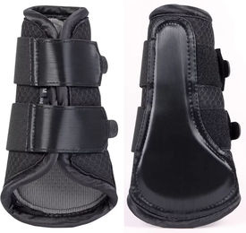 Produktbild von Harry's Horse BamBooBoot Gamaschen für Pferde aus Leder Schwarz Größe M