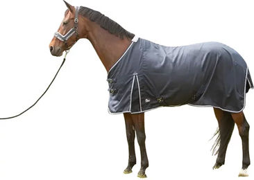 Produktbild von Harry's Horse BamBooBoot Gamaschen für Pferde aus Polyester in Blau oder Grau Größe M