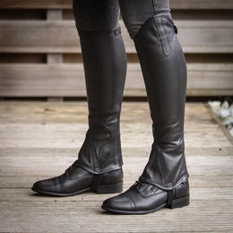 Produktbild von Harry's Horse Bellisa Minichaps aus Leder für Pferde in Schwarz Größe S