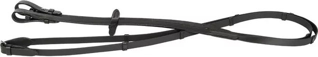 Produktbild von Harry's Horse Biothane-Zügel für Pferde mit Stoppern in Schwarz