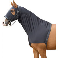 Produktbild von Harry's Horse Borstbeschermer Pferdeschulterschutz mit elastischer Halsabdeckung Lycra Schwarz Größe M