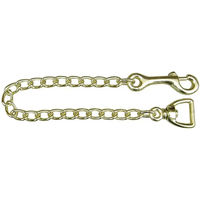 Produktbild von Harry's Horse BP Kette mit Karabiner aus Metall in Gold für Pferde
