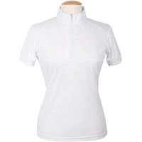 Produktbild von Harry's Horse Brighton Wettkampf-Poloshirt für Damen in Weiß Größe 152