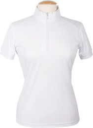 Produktbild von Harry's Horse Brighton Wettkampf-Poloshirt für Damen in Weiß Größe L