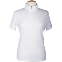 Produktbild von Harry's Horse Champ Wettkampf-Poloshirt für Damen in Weiß Größe 140