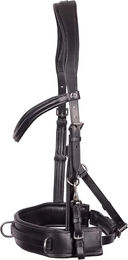 Produktbild von Harry's Horse Comfort Caveçon Zaumzeug für Pferde aus Leder in Schwarz