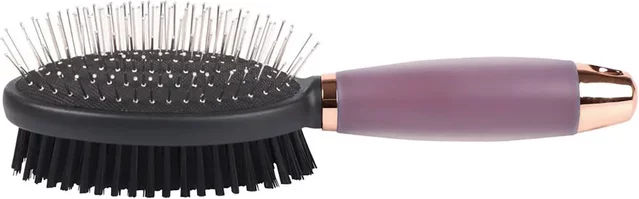 Harry's Horse ComfortCare 2-seitige Pferdebürste aus Nylon in Lila – Bild 1 von 2