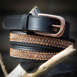 Produktbild von Harry's Horse Crystal Ledergürtel Unisex Schwarz