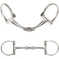 Produktbild von Harry's Horse D-Trense doppelt gebrochen 14mm Silber Größe M