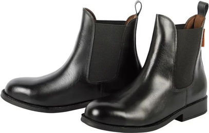 Harry's Horse Damen Jodhpurstiefel aus Leder mit Sicherheits-Stahlkappe Schwarz Größe 43 – Bild 1 von 3