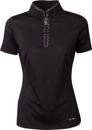 Produktbild von Harry's Horse Denver Reitshirt für Damen in Schwarz aus Polyester Größe M