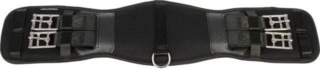 Produktbild von Harry's Horse Dressurgurt mit Memoryfoam aus Neopren Schwarz 70cm - 70 cm