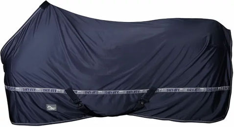 Harry's Horse Dry-Fit Abschwitzdecke für Pferde in Blau Marine aus Polyester 175 cm – Bild 1 von 1