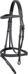 Produktbild von Harry's Horse Easy Care Reittrense für Ponys aus Leder in Schwarz