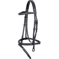 Produktbild von Harry's Horse Easy Care Reittrense für Ponys aus Leder in Schwarz