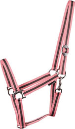 Produktbild von Harry's Horse Economy Pferd Halfter aus Nylon in Rosa Bunt