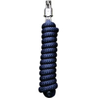 Produktbild von Harry's Horse Elastische Halfterleine für Pferde mit Panik-Haken in Navy Blau 2,5m - 2,5 m