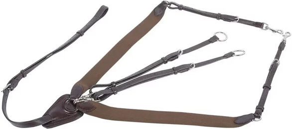 Harry's Horse Elastisches Vorderzeug aus Leder in Braun – Bild 1 von 1