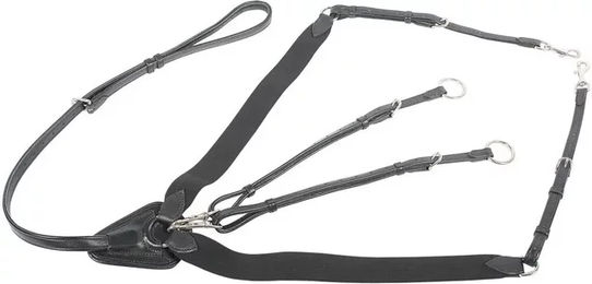 Produktbild von Harry's Horse Elastisches Vorderzeug für Pferde aus Leder
