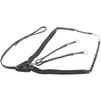 Produktbild von Harry's Horse Elastisches Vorderzeug für Pferde in Schwarz Größe L