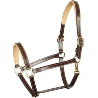 Produktbild von Harry's Horse Elegance Pferdehalfter aus Leder in Braun
